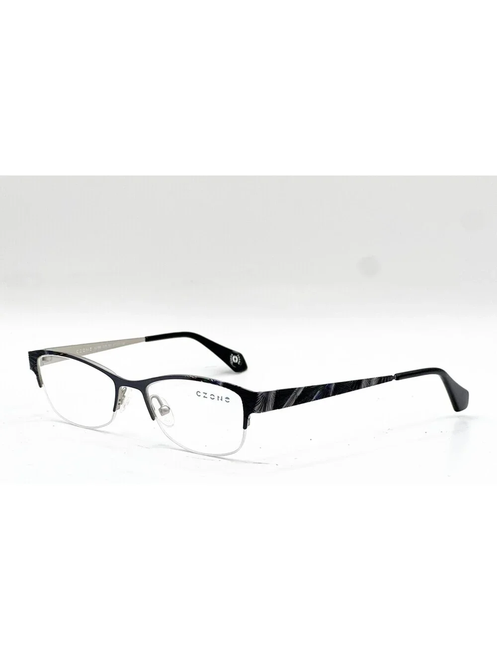 Czone H2198 80 Dark Grey/Silver Authentic Eyeglasses 47-17-135